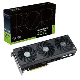 Produktbild: ASUS ProArt GeForce RTX 4070 OC Edition 12GB GDDR6X Gaming Grafikkarte (NVIDIA GeForce RTX4070, DLSS 3, PCIe 4.0, 1x HDMI 2.1a, 3X DisplayPort 1.4a, PROART-RTX4070-O12G)