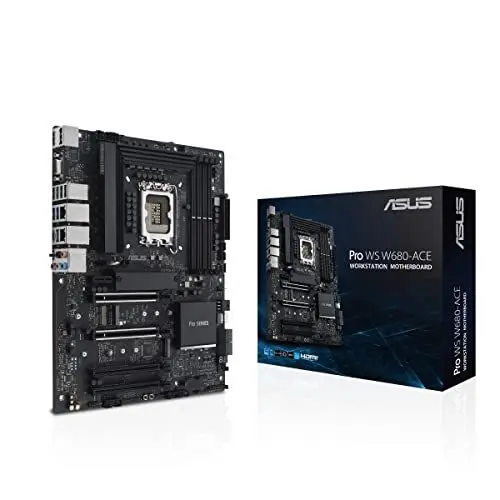 Produktbild: ASUS Pro WS W680-ACE Workstation Mainboard Sockel Intel LGA 1700 (ATX-Mainboard, PCIe 5.0, DDR5, 3x PCIe 4.0, USB 3.2 Gen 2)