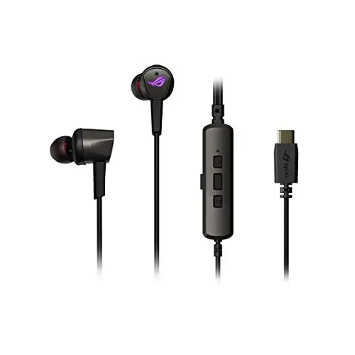 Produktbild: ASUS ROG Cetra II In-Ear-Gaming-Kopfhörer (Geräuschunterdrückung (ANC), Treiber aus Flüssigsilikonkautschuk (LSR), USB-C, kompatibel mit PCs, Smartphones, PlayStation 5, Xbox und Nintendo Switch)