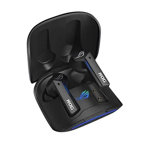 Produktbild: ASUS ROG Cetra True Wireless In-Ear Gaming Kopfhörer (aktive Geräuschunterdrückung (ANC), 27 Stunden Akkulaufzeit, kabelloses Laden, Touch-Steuerung, wasserdicht, schwarz)