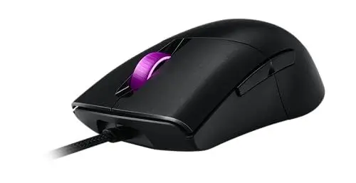 Produktbild: ASUS ROG Keris optische Gaming Maus (kabelgebunden, 16.000 DPI, 400 ips, 1000Hz Abtastrate, Aura Sync)