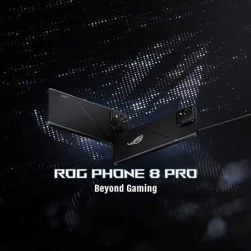 Produktbild: ASUS ROG Phone 8 Pro, EU Official, Phantom Black, 16GB RAM 512GB Speicherplatz, Snapdragon 8 Gen 3, 6,78