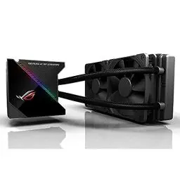 Produktbild: ASUS ROG Ryujin 240 All-in-One CPU-Wasserkühlung (1,77 Zoll OLED-Display, Aura Sync RGB, Noctua iPPC 2000 PWM 2 x 120 mm Radiatorlüfter)