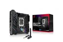 Produktbild: ASUS ROG STRIX B760-I GAMING WIFI Mainboard Sockel Intel LGA 1700 (Intel B760, Mini ITX, DDR5 Speicher, WiFi 6E, PCIe 5.0, 2x PCIe 4.0 M.2, Aura Sync)