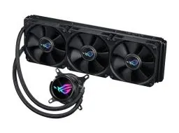 Produktbild: ASUS ROG STRIX LC III 360 All-in-One Flüssig-CPU-Wasserkühlung (ROG-Lüfter, Anti-Vibrations-Gummi, Wasserblock mit AURA Beleuchtungseffekten, kompatibel mit Intel LGA 1700, 1200, 115X, AMD AM5, AM4)