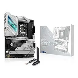 Produktbild: ASUS ROG STRIX Z690-A GAMING WIFI Mainboard Sockel Intel LGA 1700 (Intel Z690 LGA 1700 ATX-Mainboard mit PCIe 5.0, 16+1 DrMos, DDR5, Two-Way AI Noise Cancelation, AI Overclocking, AI Cooling, WiFi 6E)