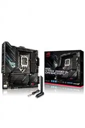 Produktbild: ASUS ROG STRIX Z690-G GAMING WIFI Mainboard Sockel Intel LGA 1700 (Intel Z690, mATX, PCIe 5.0, DDR5 Speicher, WiFi 6E, 3x M.2, USB 3.2 Gen 2x2 Type-C, Aura Sync)