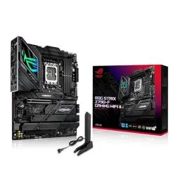 Produktbild: ASUS ROG STRIX Z790-F GAMING WIFI II Gaming Mainboard Sockel Intel LGA1700 (ATX, DDR5, 5x M.2, PCIe 5.0, WiFi 7, AI Cooling II, Aura Sync)
