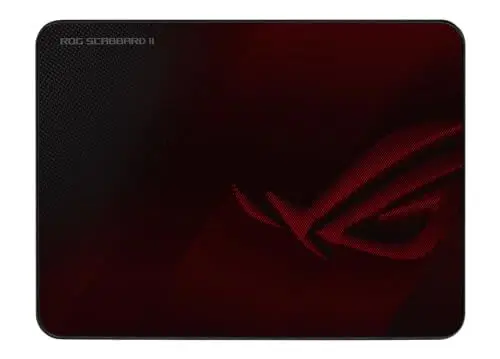 Produktbild: ASUS ROG Scabbard II Medium Gaming Mauspad (mittlere Größe, Nano-Schutzbeschichtung, wasser-, öl-, und staubabwesend, rutschfest)