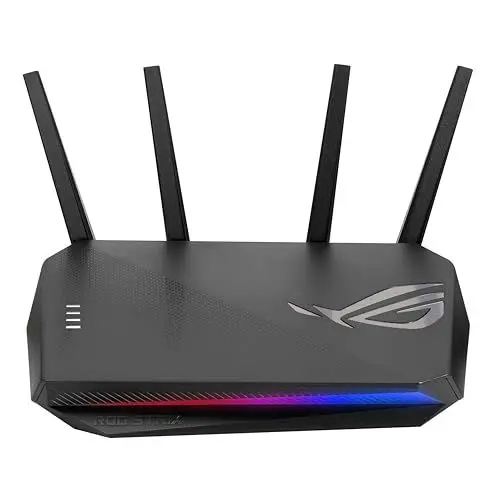 Produktbild: ASUS ROG Strix GS-AX5400 Gaming kombinierbarer Router (Tethering als 4G und 5G Router-Ersatz, Ai Mesh WLAN System, WiFi 6 AX5400, PS5 kompatibel, Gaming Engine mit Aura RGB, Gigabit LAN)