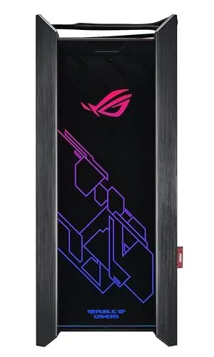 Produktbild: ASUS ROG Strix Helios Gaming Gehäuse (RGB, EATX/ATX, GPU, Aluminium, Aura Sync, 420mm-Radiatorunterstützung) Schwarz