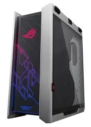 Produktbild: ASUS ROG Strix Helios White Edition Gaming Gehäuse (RGB, EATX/ATX, GPU, Aluminium, Aura Sync, 420mm-Radiatorunterstützung) weiß