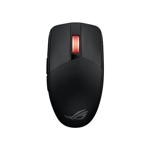 Produktbild: ASUS ROG Strix Impact III Wireless Gaming-Maus schwarz (optischer Sensor ROG AimPoint, ROG SpeedNova Wireless, Bluetooth, Lange Akkulaufzeit, ROG Omni Receiver: Tastatur und Maus über einen Dongle)