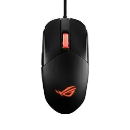Produktbild: ASUS ROG Strix Impact III - Beidhändige Gaming-Maus, leicht, 12000 DPI, 5 programmierbare Tasten, austauschbare Schalter, Paracord-Kabel, Gaming-Maus für FPS, Schwarz