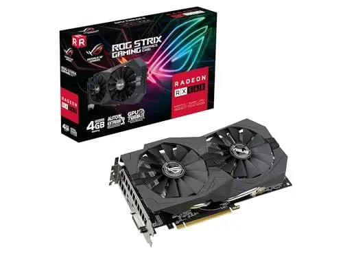 Produktbild: ASUS ROG Strix Radeon RX560 4G V2 GDDR5 Gaming Grafikkarte (AMD Radeon RX560, 4GB GDDR5 Speicher, 1x HDMI 2.0b, 1x DVI-D, ROG-STRIX-RX560-4G-V2)