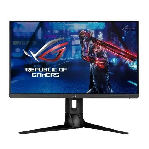 Produktbild: ASUS ROG Strix XG249CM - 23,8 Zoll Full HD Gaming Monitor - 270 Hz, 1ms GtG, FreeSync Premium, HDR 10 - Fast IPS Panel, 16:9, 1920x1080, DisplayPort, HDMI, USB-C, ergonomisch, Schwarz