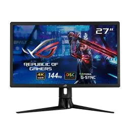 Produktbild: ASUS ROG Strix XG27UQR - 27 Zoll 4K UHD Gaming Monitor - 144 Hz, 1ms MPRT, G-Sync kompatibel, DisplayHDR 400, DSC - IPS Panel, 16:9, 3840x2160, DisplayPort, HDMI, USB, ergonomisch, Schwarz