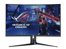 Produktbild: ASUS ROG Strix XG32VC - 31,5 Zoll WQHD Curved Gaming Monitor - 170 Hz, 1ms MPRT, FreeSync Premium Pro, DisplayHDR 400, KVM Switch - VA Panel, 16:9, 2560x1440, DisplayPort, HDMI, USB-C, ergonomisch