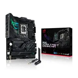 Produktbild: ASUS ROG Strix Z790-F Gaming WIFI Mainboard Sockel Intel LGA1700 (ATX, DDR5 Speicher, 4x M.2, PCIe 5.0, WiFi 6E, AI Overclocking, Aura Sync)