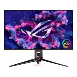 Produktbild: ASUS ROG Swift OLED PG32UCDM - 32 Zoll 4K UHD Gaming Monitor - 240 Hz, 0.03ms GtG, G-Sync, FreeSync, AdaptiveSync, 10-bit, DisplayHDR 400, QD - 16:9, 3840x2160, DP 1.4, HDMI 2.1, 90W USB-C, USB-Hub