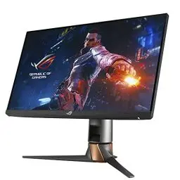 Produktbild: ASUS ROG Swift PG259QNR | 24.5 Zoll Full HD Gaming Monitor | 360 Hz, 1ms GtG, G-Sync kompatibel, Reflex Analyzer, HDR 10 | Fast-IPS Panel, 16:9, 1920x1080, DisplayPort, HDMI, USB-Hub, ergonomisch
