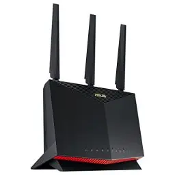 Produktbild: ASUS RT-AX86U Pro AX5700 AiMesh Dual Band WiFi 6 Gaming kombinierbarer Router (Tethering als 4G und 5G Router-Ersatz, PS5-kompatibel, Mobile Game Mode, AiProtection Pro, 2.5G Port, Gaming Port)