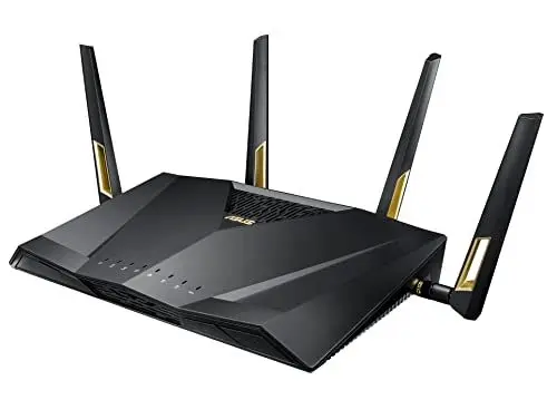 Produktbild: ASUS RT-AX88U Pro router wireless Gigabit Ethernet Dual-band (2.4 GHz/5 GHz) Nero (ASUS RT-AX88U - tr?dl?s router)