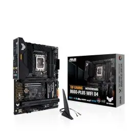 Produktbild: ASUS TUF GAMING B660-PLUS WIFI D4 Mainboard Sockel Intel LGA 1700 (Intel B660, ATX, DDR4 Speicher, DDR5, 3x M.2, Aura Sync)