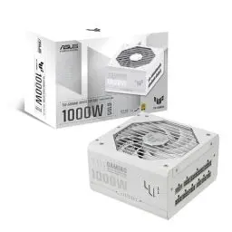 Produktbild: ASUS TUF Gaming 1000W Gold Gaming Netzteil (1000 Watt, vollmodulares Netzteil, ATX 3.0-kompatibel, Axial-tech Lüfter, PCB-Beschichtung, Doppelkugellager, weiß)