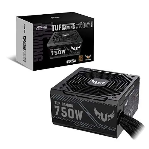 Produktbild: ASUS TUF Gaming 750W Bronze Netzteil (750 Watt, 0dB-Technologie, 80cm 8-Pin CPU-Anschluss (EPS 12V), 80-Plus-Bronze)