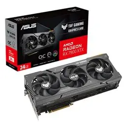 Produktbild: ASUS TUF Gaming AMD Radeon RX 7900 XT OC Edition Gaming Grafikkarte (PCIe 4.0, 20GB GDDR6 Speicher, 1x HDMI 2.1, 3X DisplayPort 2.1, GPU Tweak III, TUF-RX7900XT-O20G-GAMING)