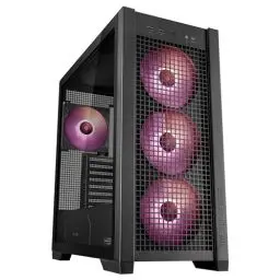 Produktbild: ASUS TUF Gaming GT302 ARGB Black Mid-Tower-ATX-Gehäuse (4X 140 x 28-mm-ARGB-Lüfter, austauschbare Seitenteile, unterstützt ATX-Mainboards mit versteckten Anschlüssen, Mesh-Frontpanel, schwarz)