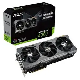Produktbild: ASUS TUF GeForce RTX 3080 10 GB V2 OC Edition Gaming Grafikkarte (LHR (Lite Hash Rate), PCIe 4.0, DLSS, Raytracing, GDDR6X Speicher, 2x HDMI 2.1, 3x DisplayPort 1.4a, TUF-RTX3080-O10G-V2-GAMING)