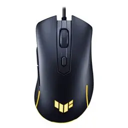 Produktbild: ASUS TUF Gaming M3 GEN II – kabelgebundene Gaming-Maus, ultraleicht, 59 g, Sensor 8000 DPI, langlebige Beschichtung (IP56), Lebensdauer der Switches von 60 m Klicks, 6 x programmierbare Tasten und