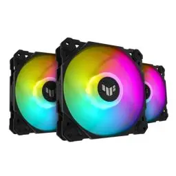 Produktbild: ASUS TUF Gaming TF120 ARGB-Gehäuselüfter 3IN1 mit ARGB Controller (3 Stück, PWM)
