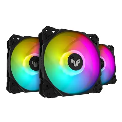Produktbild: ASUS TUF Gaming TF120 ARGB-Gehäuselüfter 3IN1 mit ARGB Controller (3 Stück, PWM)