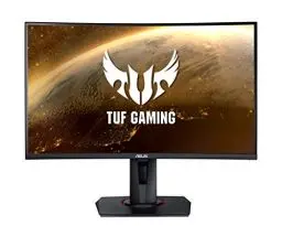 Produktbild: ASUS TUF Gaming VG27VQ - 27 Zoll Full HD Curved Monitor - 165 Hz, 1ms MPRT, FreeSync Premium - VA Panel, 16:9, 1920x1080, DisplayPort, HDMI, DVI, Schwarz