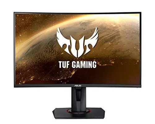 Produktbild: ASUS TUF Gaming VG27WQ - 27 Zoll WQHD Curved Monitor - 165 Hz, 1ms MPRT, FreeSync Premium, DisplayHDR 400 - VA Panel, 16:9, 2560x1440, DisplayPort, HDMI, ergonomisch