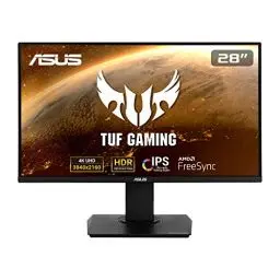 Produktbild: ASUS TUF Gaming VG289Q - 28 Zoll UHD 4K Monitor - 60 Hz, 5ms GtG, FreeSync, HDR 10 - IPS Panel, 16:9, 3840x2160, DisplayPort, HDMI, ergonomisch