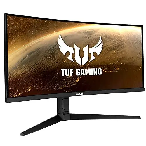 Produktbild: ASUS TUF Gaming VG34VQL1B - 34 Zoll UWQHD Curved Monitor - 165 Hz, 1ms MPRT, FreeSync Premium, DisplayHDR 400 - VA Panel, 21:9, 3440x1440, DisplayPort, HDMI, USB, ergonomisch, Schwarz