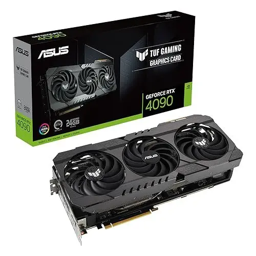 Produktbild: ASUS TUF GeForce RTX 3090 24 GB Gaming Grafikkarte (Nvidia Ampere, PCIe 4.0, DLSS, Raytracing, GDDR6X Speicher, 2x HDMI 2.1, 3x DisplayPort 1.4a, TUF-RTX3090-24G-GAMING)