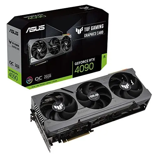 Produktbild: ASUS TUF GeForce RTX 4090 24GB OG OC Edition Gaming Grafikkarte (NVIDIA GeForce RTX4090 DLSS 3, PCIe 4.0, 24GB GDDR6X, 2X HDMI 2.1a, 3X DisplayPort 1.4a, TUF-RTX4090-O24G-OG-GAMING)