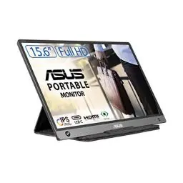 Produktbild: ASUS ZenScreen MB16AH - 15,6 Zoll tragbarer USB Monitor - Full HD 1920x1080, Typ-C, Micro HDMI, Autorotation, leichtes Design, Smartcase, Stativ Sockel - IPS Panel, 16:9, entspiegelt