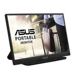 Produktbild: ASUS ZenScreen MB166C - 15,6 Zoll tragbarer USB Monitor - Full HD 1920x1080, Hybrid Typ-C, Autorotation, leichtes Design, Smartcase, Stativ Sockel - IPS Panel, 16:9, entspiegelt