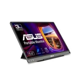 Produktbild: ASUS ZenScreen tragbarer Monitor MB16ACE, 39,6 cm (15,6 Zoll), Full HD (1920 x 1080), USB Typ-C, IPS Eye Care mit Lite Smart-Gehäuse, externer Bildschirm für Laptop, Dunkelgrau