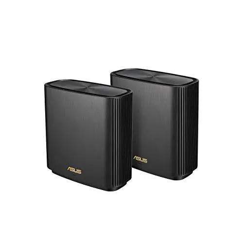 Produktbild: Asus Ai Mesh AX-WLAN System ZenWiFi XT8 Weiß kombinierbarer Router (Tethering als 4G und 5G Router-Ersatz, 2in1 Mesh Zugangspunkte-Set, 3x Gigabit LAN, 2.5G WAN, App Steuerung, Roaming, AiProtection)