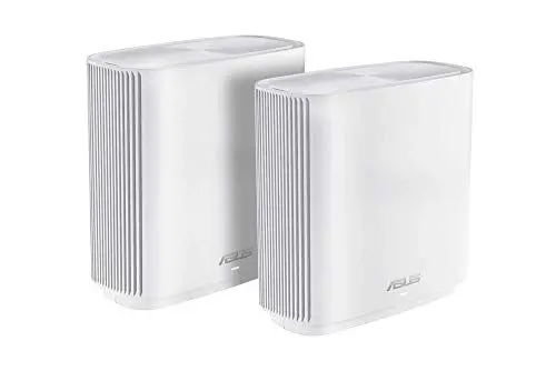 Produktbild: Asus Ai Mesh System ZenWiFi CT8 (2in1 Mesh Zugangspunkte-Set, AC3000 WiFi 5, 3x Gigabit LAN, App Steuerung, unterbrechungsfreies Roaming, AiProtection) weiß