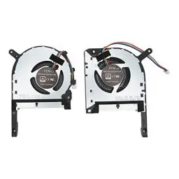 Produktbild: Asus Fx506L Ersatzlüfter Asus Tuf Fx505Dy Lüfter Aluminiumlegierung, ABS CPU Gpu Lüfter 4 Pin Gute Wärmeableitung Laptop Lüfter für Asus Tuf Gaming Fx505Du für Fx505Dy für Fx505Dd (CPU- und GPU-L