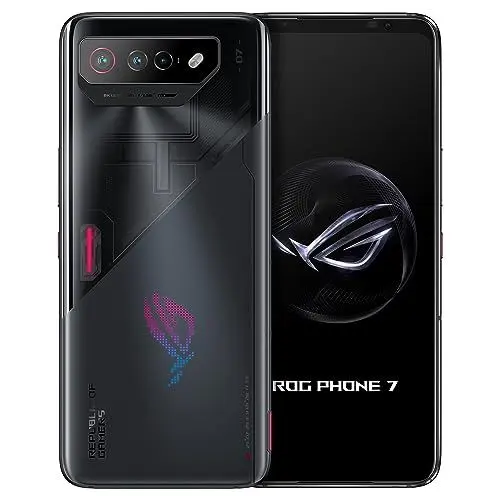 Produktbild: ROG Phone 7, EU Official, Black, 512GB Storage and 16GB RAM, 6.78 Inches, Snapdragon 8 Gen 2