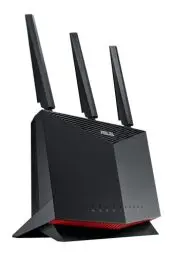 Produktbild: Asus RT-AX86U Gaming kombinierbarer Router (Tethering als 4G und 5G Router-Ersatz, Ai Mesh WLAN System, WiFi 6 AX5700, Gaming Engine, 2.5G LAN, 1.8 GHz QC CPU, AiProtection, USB 3.2)